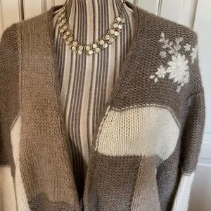 2 piece LOT-JOHNNY WAS  Cardigan Alpaca Wool Blend Size S & BeanieNWT $325 JW 90